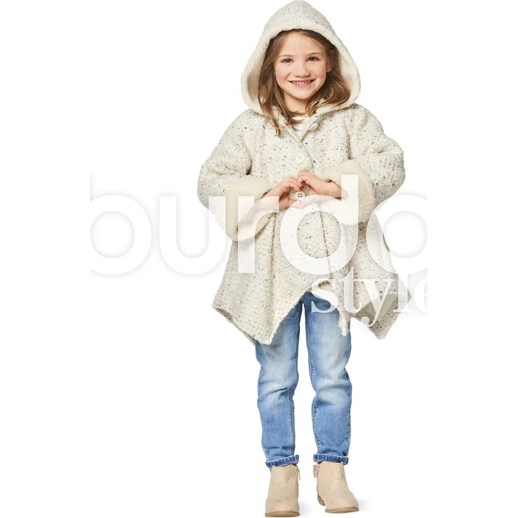 Burda Style Pattern B9353 Child's A-Line Coat