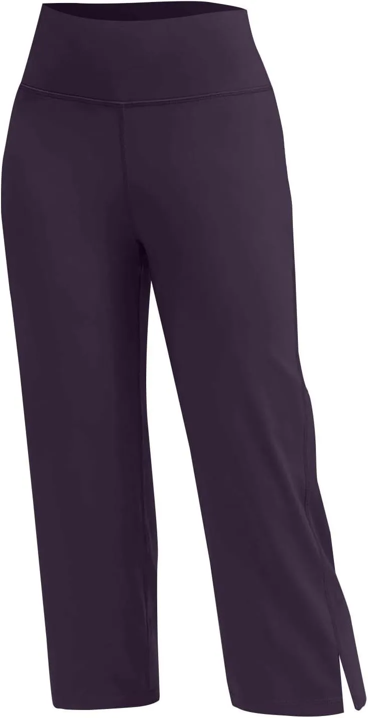 Capri Pants for Women High Waist Workout Legging with Pockets Tummy Control Leggings Crop Straight Yoga Pant