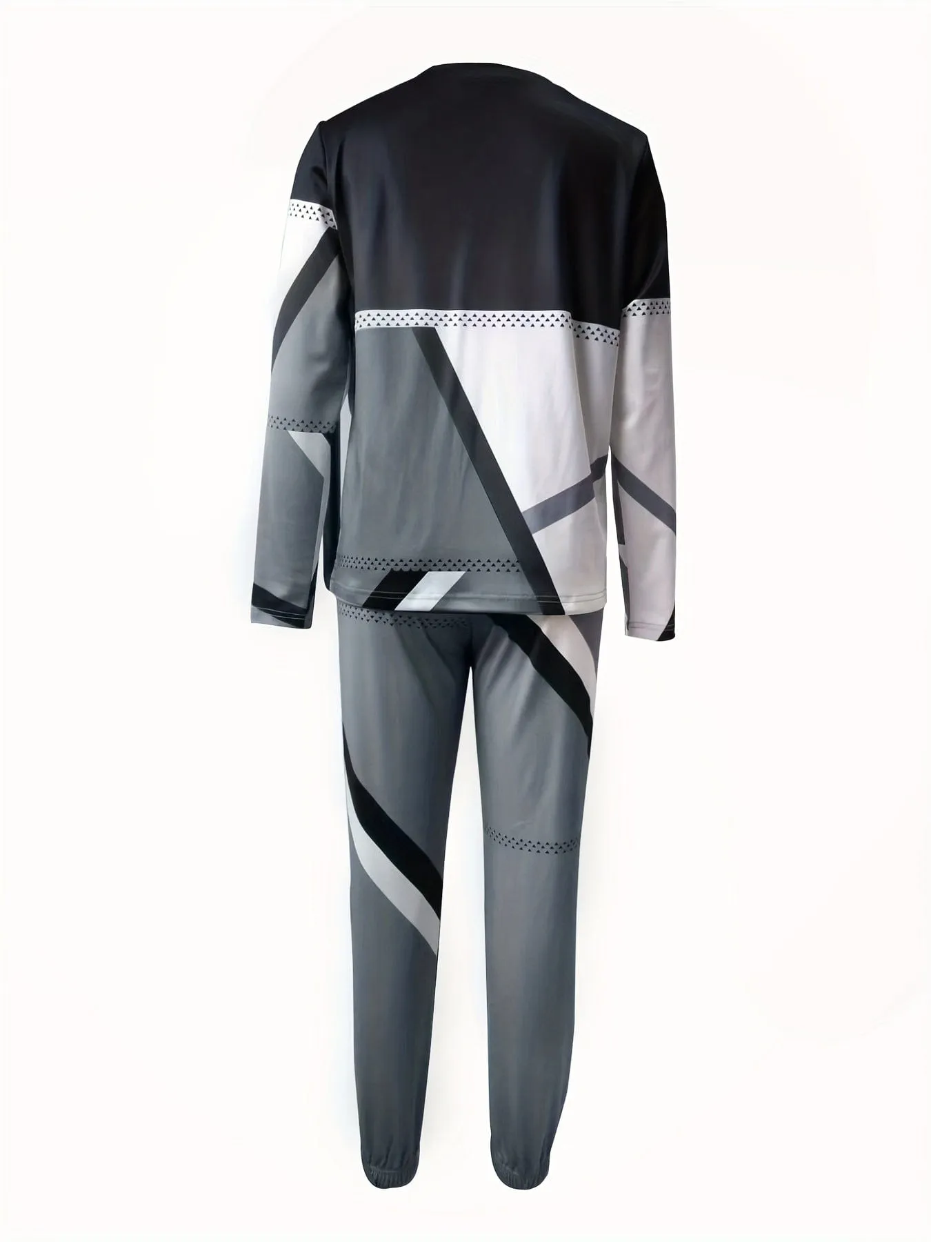 Casual Long Sleeve Henley Top with Color Blocking