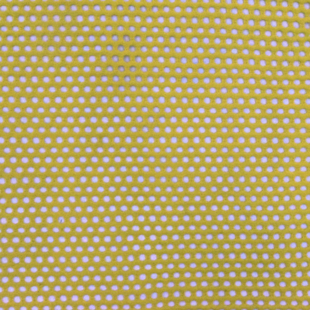 Chartreuse Yellow Famous Maker Mesh Stretch Yoga Activewear Knit Fabric