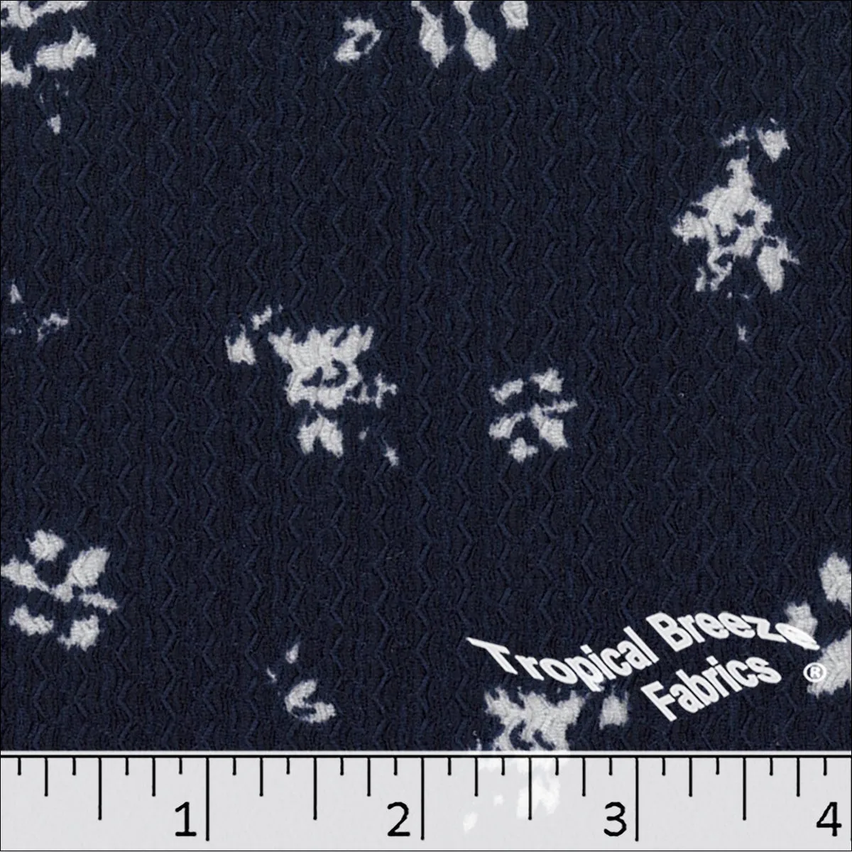 Chevron Crepe Knit Print Fabric 32932