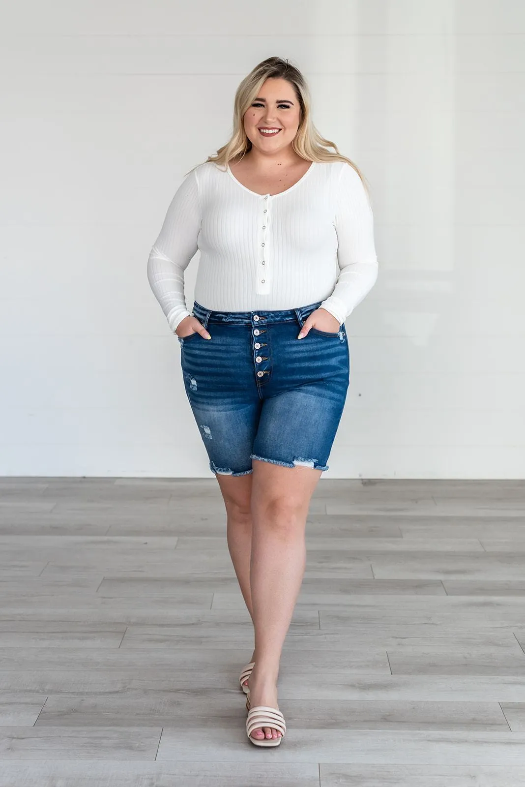 Get the Look Ribbed Bodysuit - White