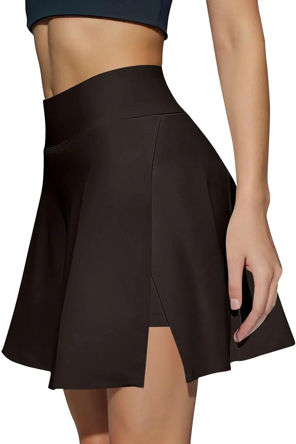 Golf Skirts for Women with Shorts High Waisted Tummy Control Tennis Skorts w/Pockets Lightweight Casual Workout Skirt