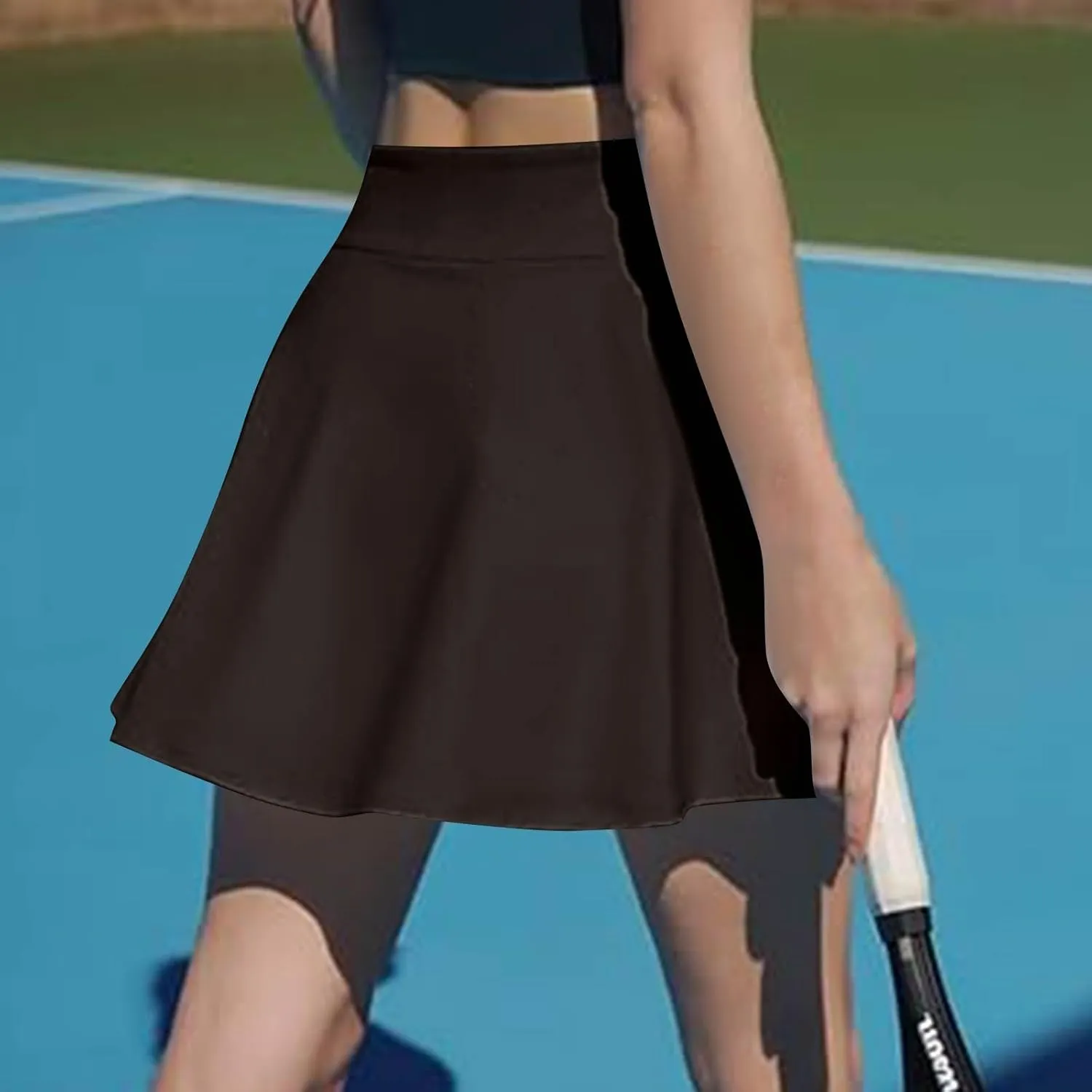 Golf Skirts for Women with Shorts High Waisted Tummy Control Tennis Skorts w/Pockets Lightweight Casual Workout Skirt