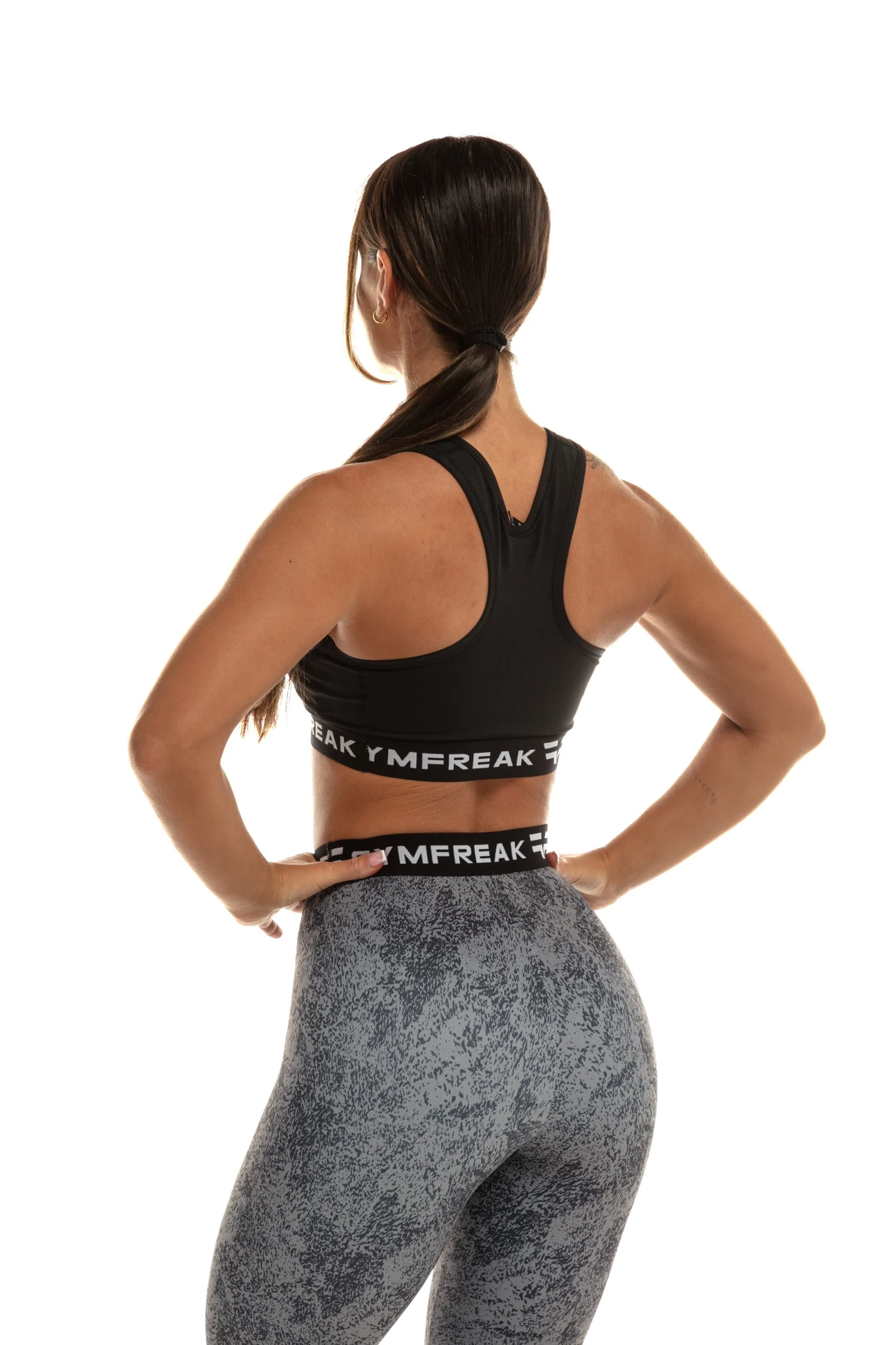 GymFreak Womens Pro Bra - Black