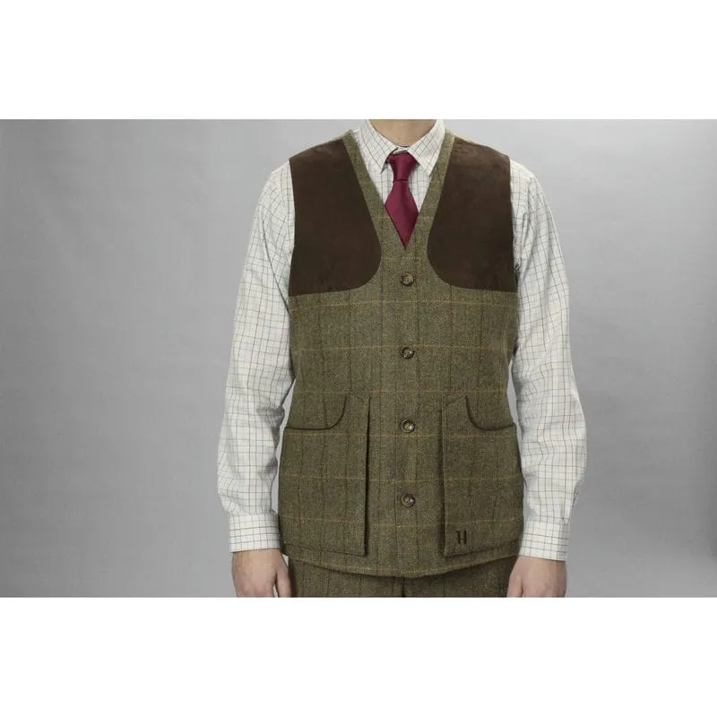 Harkila Kenmore Mens Shooting Waistcoat - Forest Green