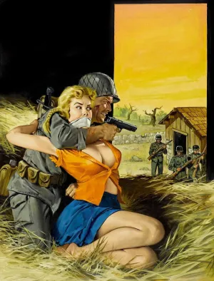 Incredible Escape from the Nazi Nightmare - Pulp Magazine Art Cover - Wil Hulsey Painting - Life Size Posters