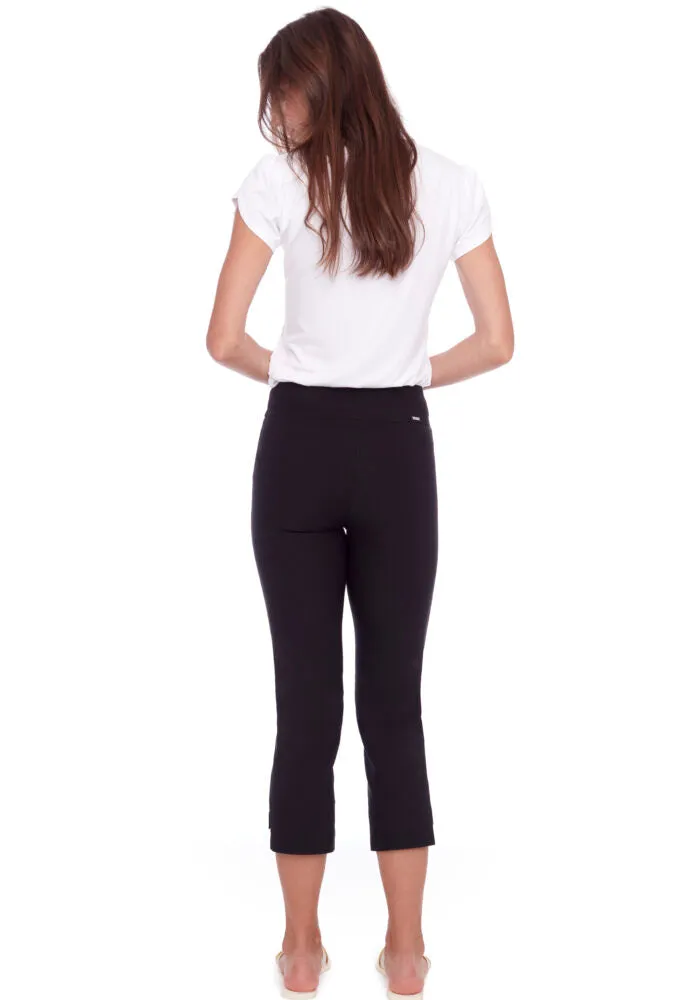 Inverted Cuff High Low Crop Pant