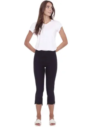 Inverted Cuff High Low Crop Pant