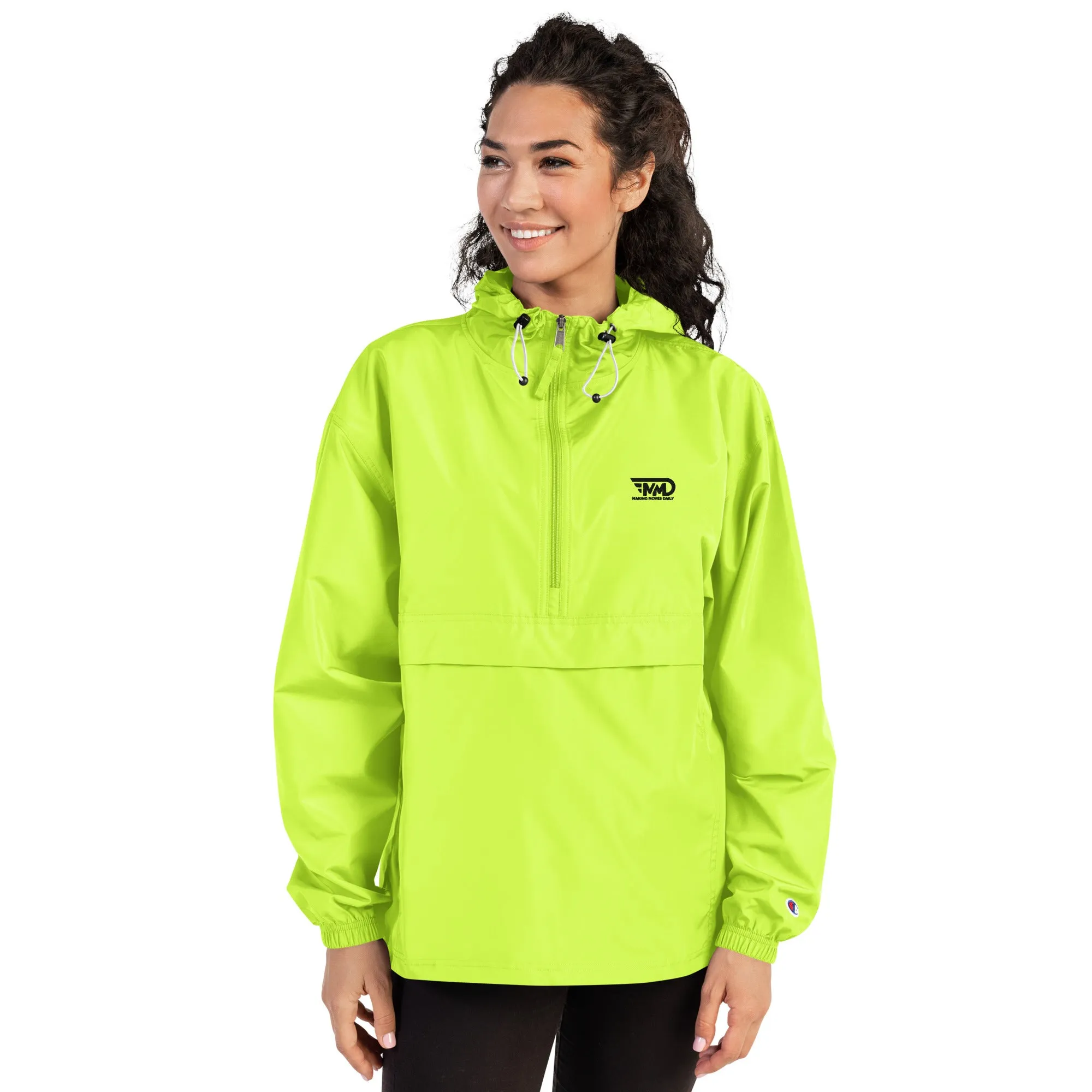 M2D Logo Embroidered Champion Packable Jacket
