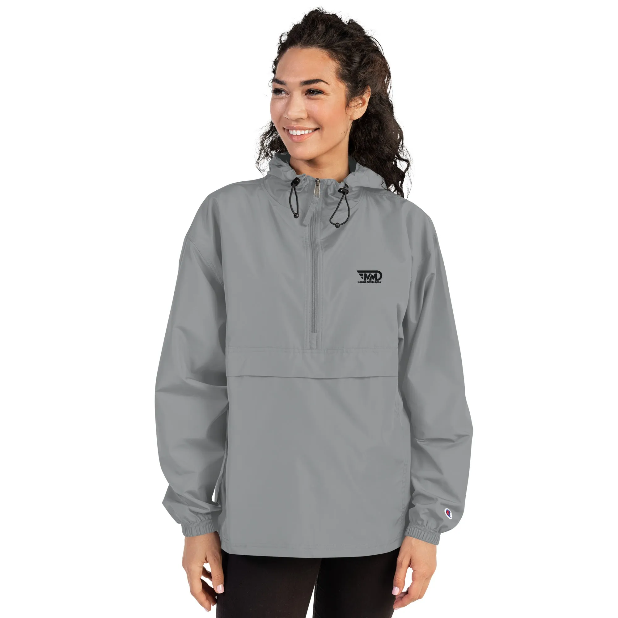 M2D Logo Embroidered Champion Packable Jacket
