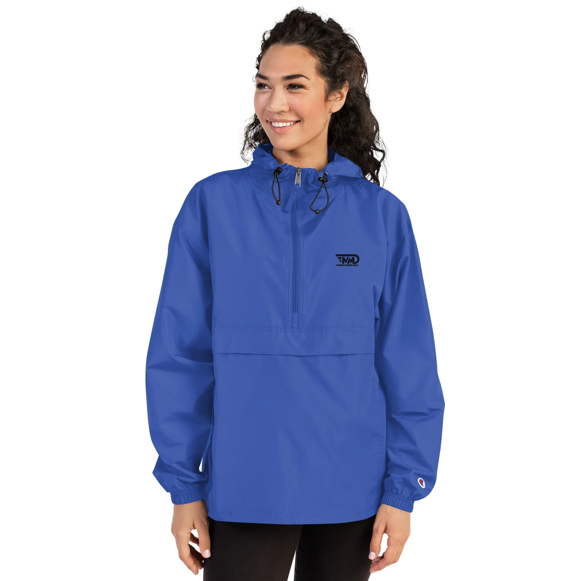 M2D Logo Embroidered Champion Packable Jacket