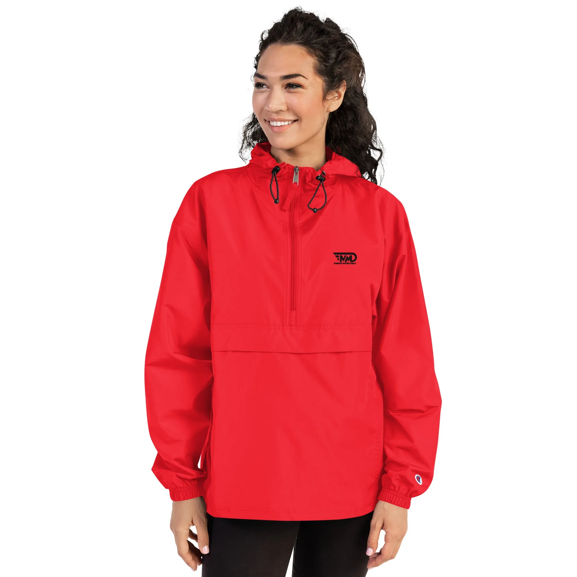 M2D Logo Embroidered Champion Packable Jacket