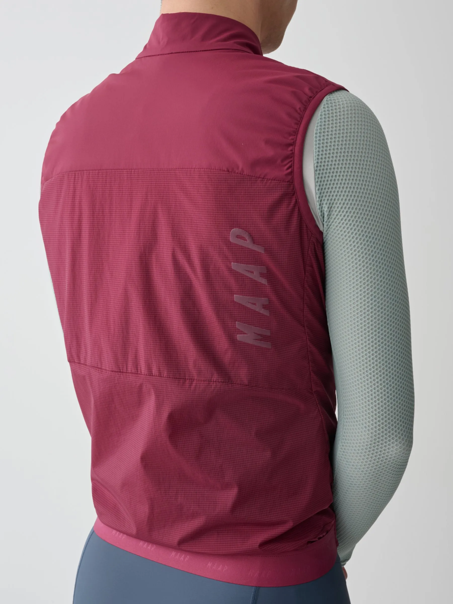 MAAP Flow Men's Insulated Vest Dark Plum