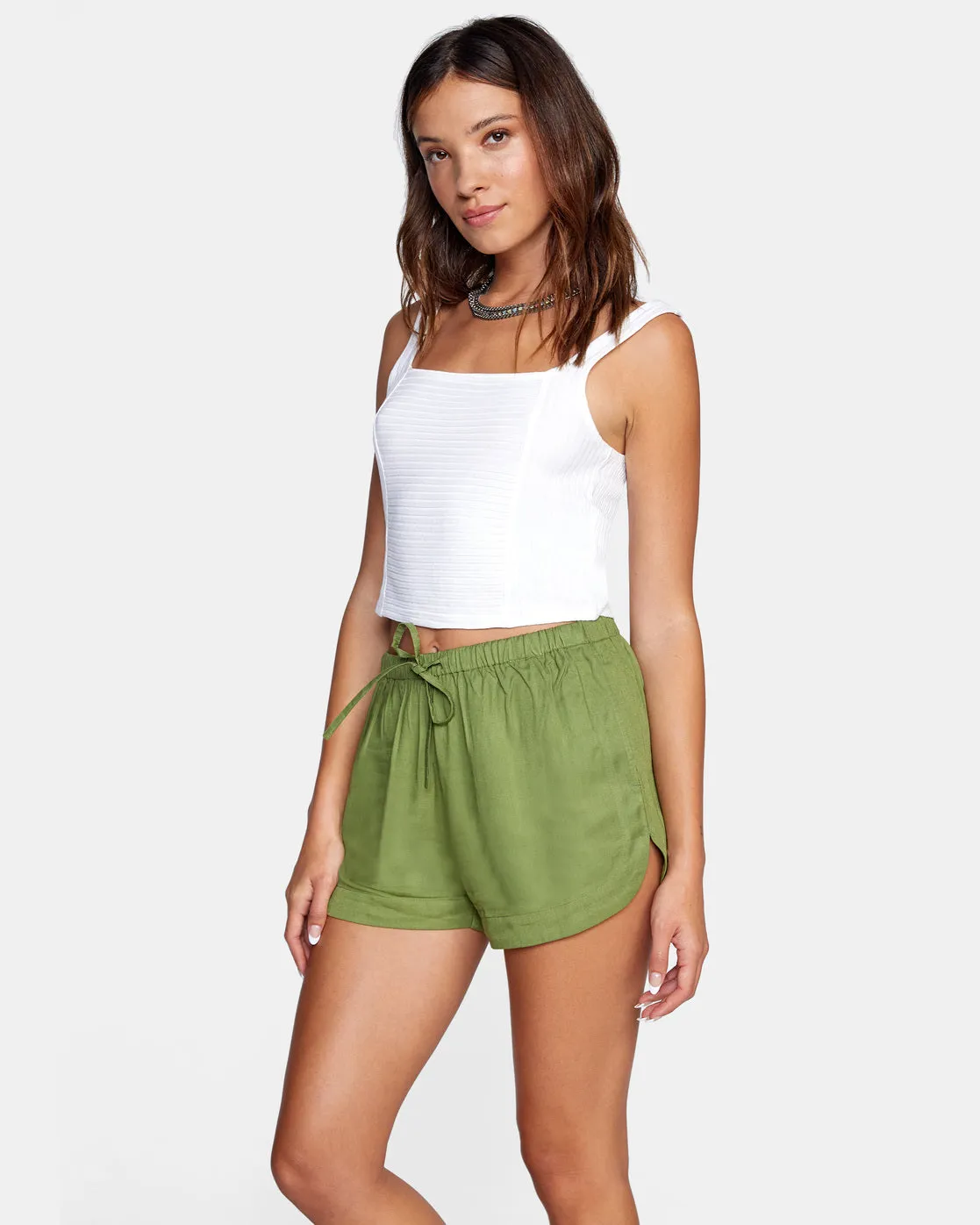 New Yume Shorts - Green Moss