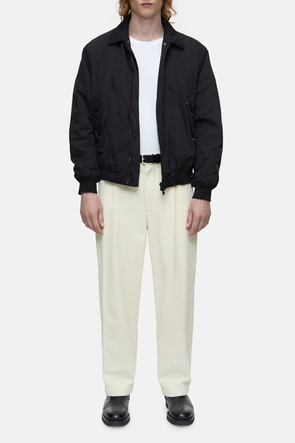 Nylon Flight Jacket - Ebony
