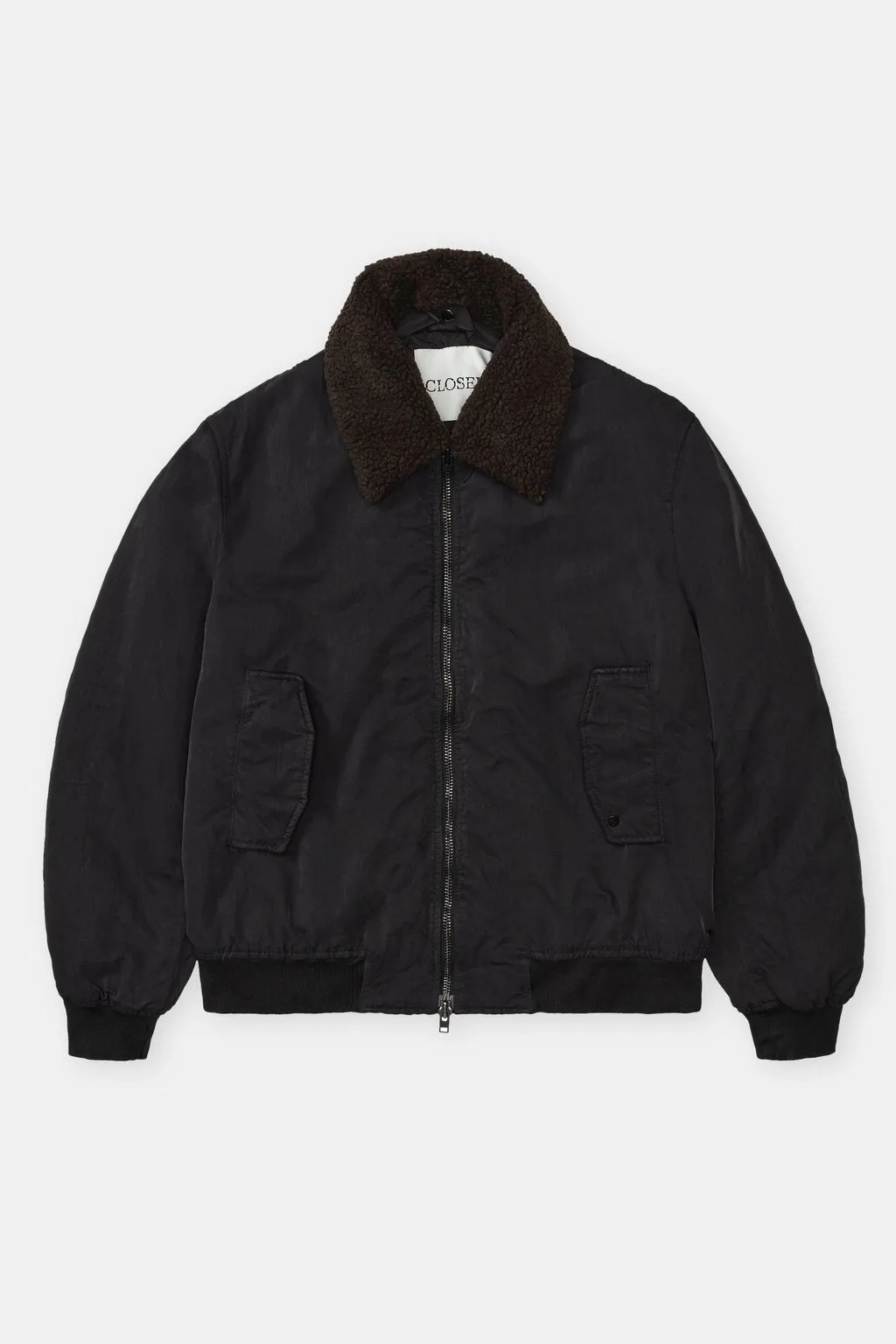 Nylon Flight Jacket - Ebony