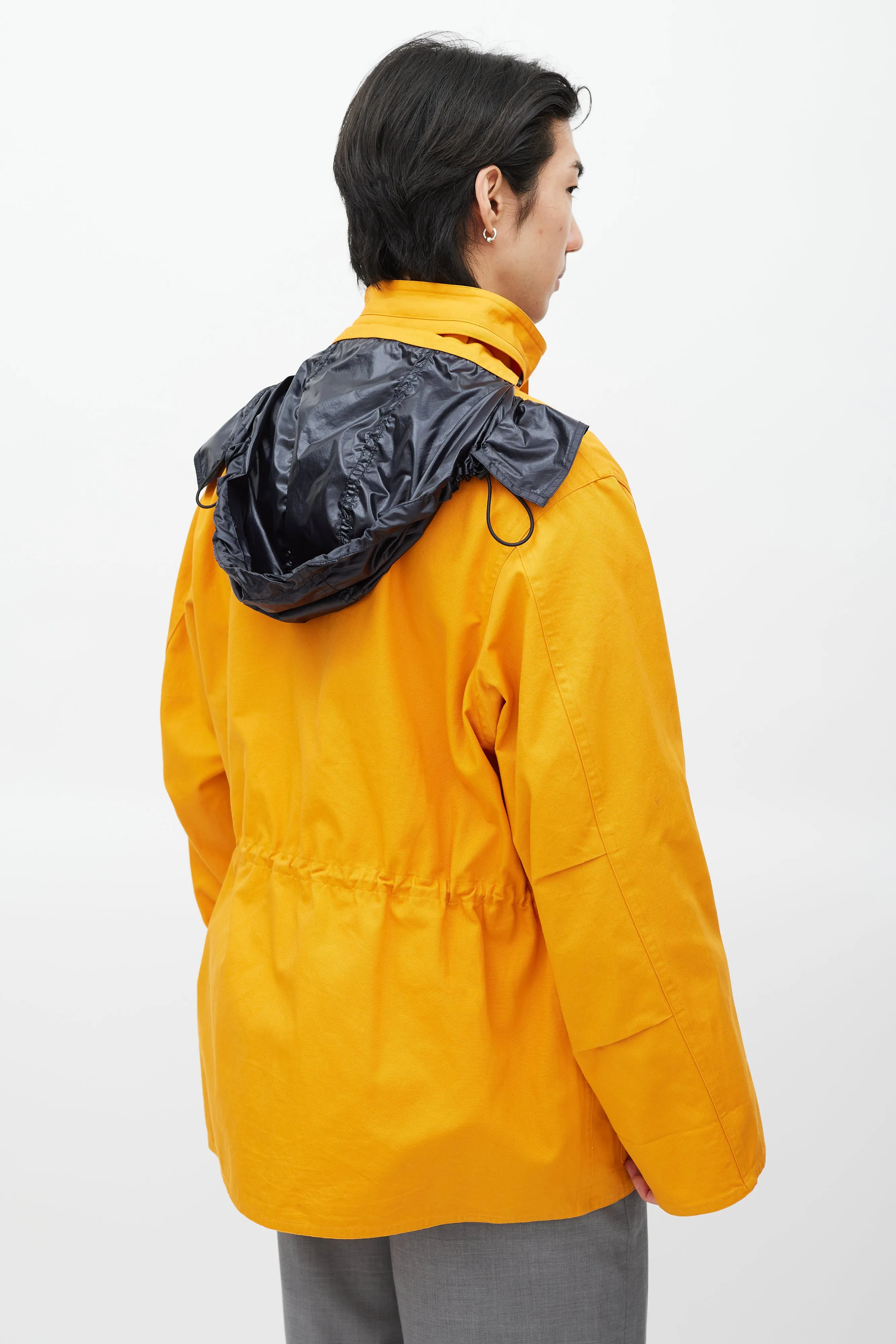 Orange Hooded Jacket