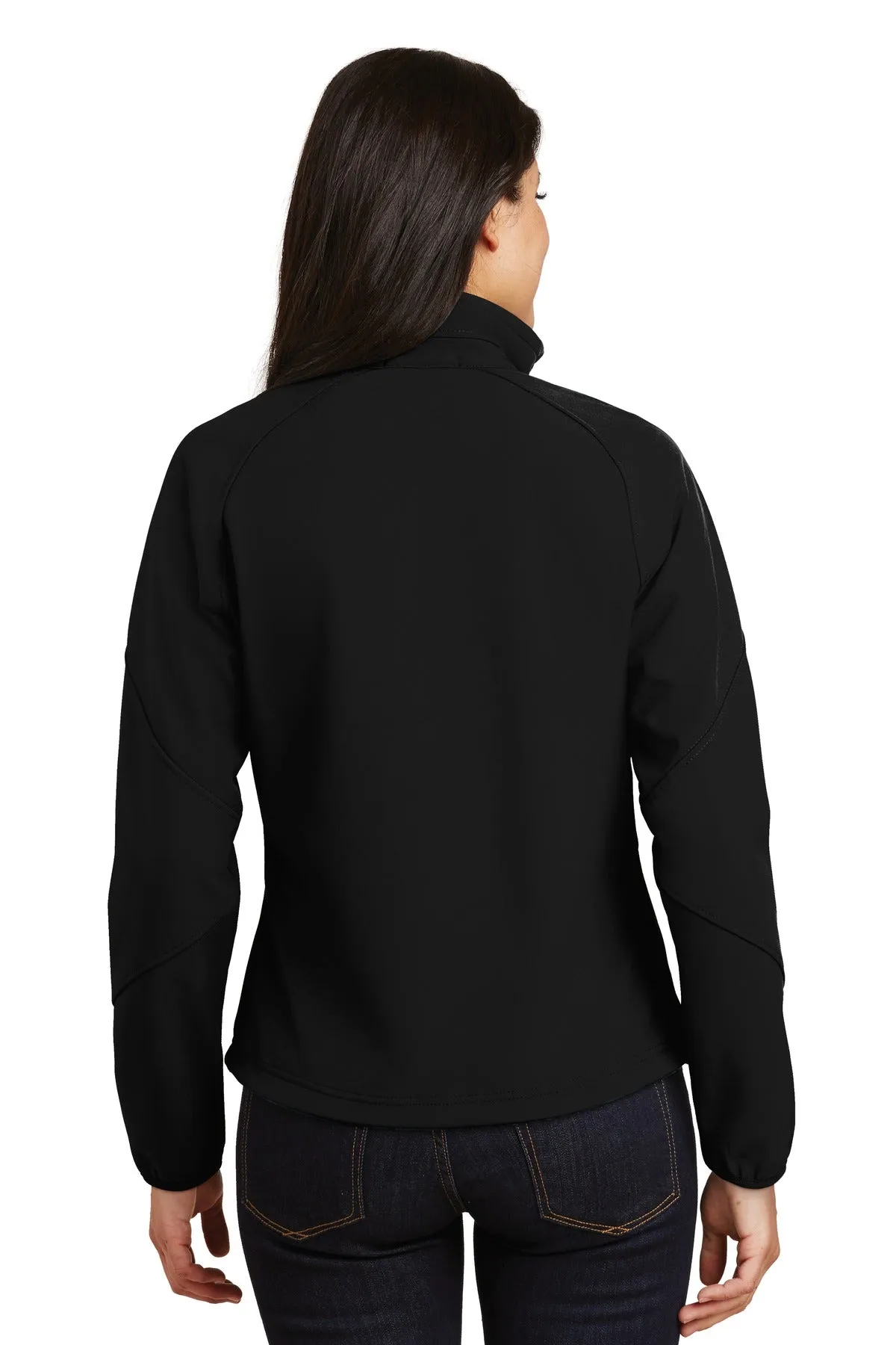 Port Authority Ladies Textured Soft Shell Jacket. L705