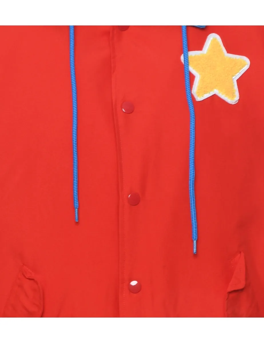 Red Hooded Jacket - S