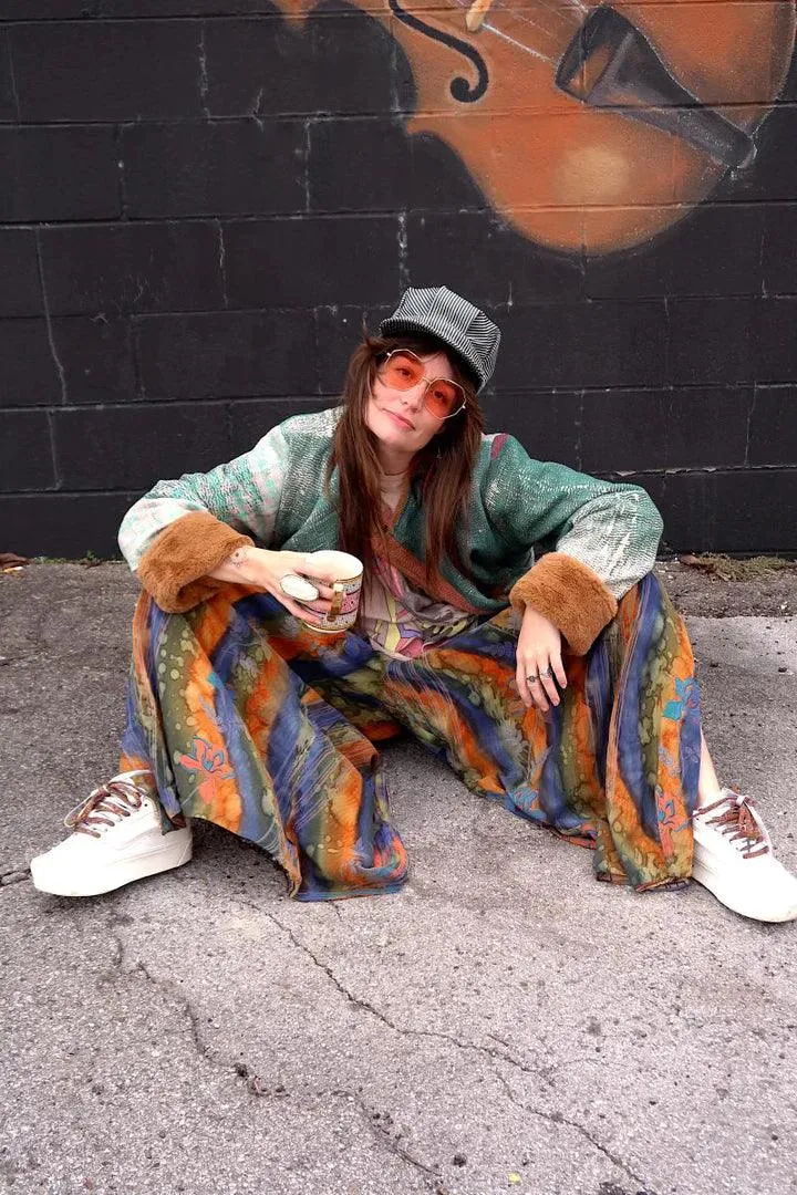 Silk Synergy Side Slit Pants #90 by Kantha Bae
