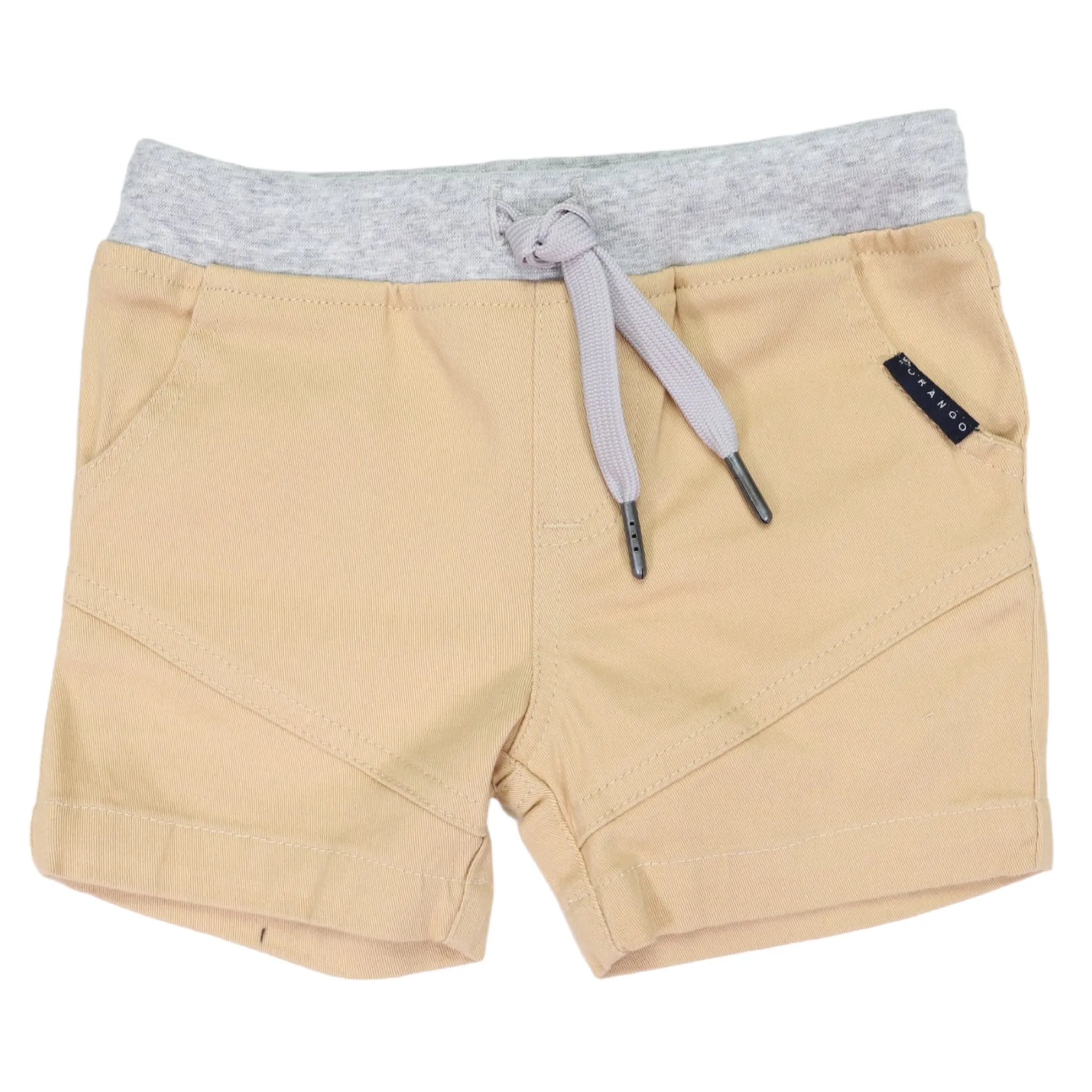 Stretch Twill Short with Drawstring Sheepskin