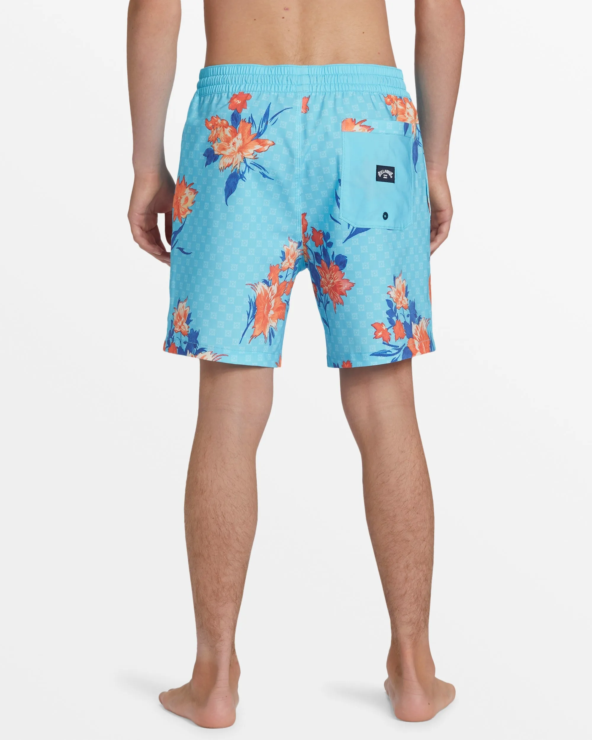 Sundays Layback 17" Elastic Waist Shorts - Bay Blue