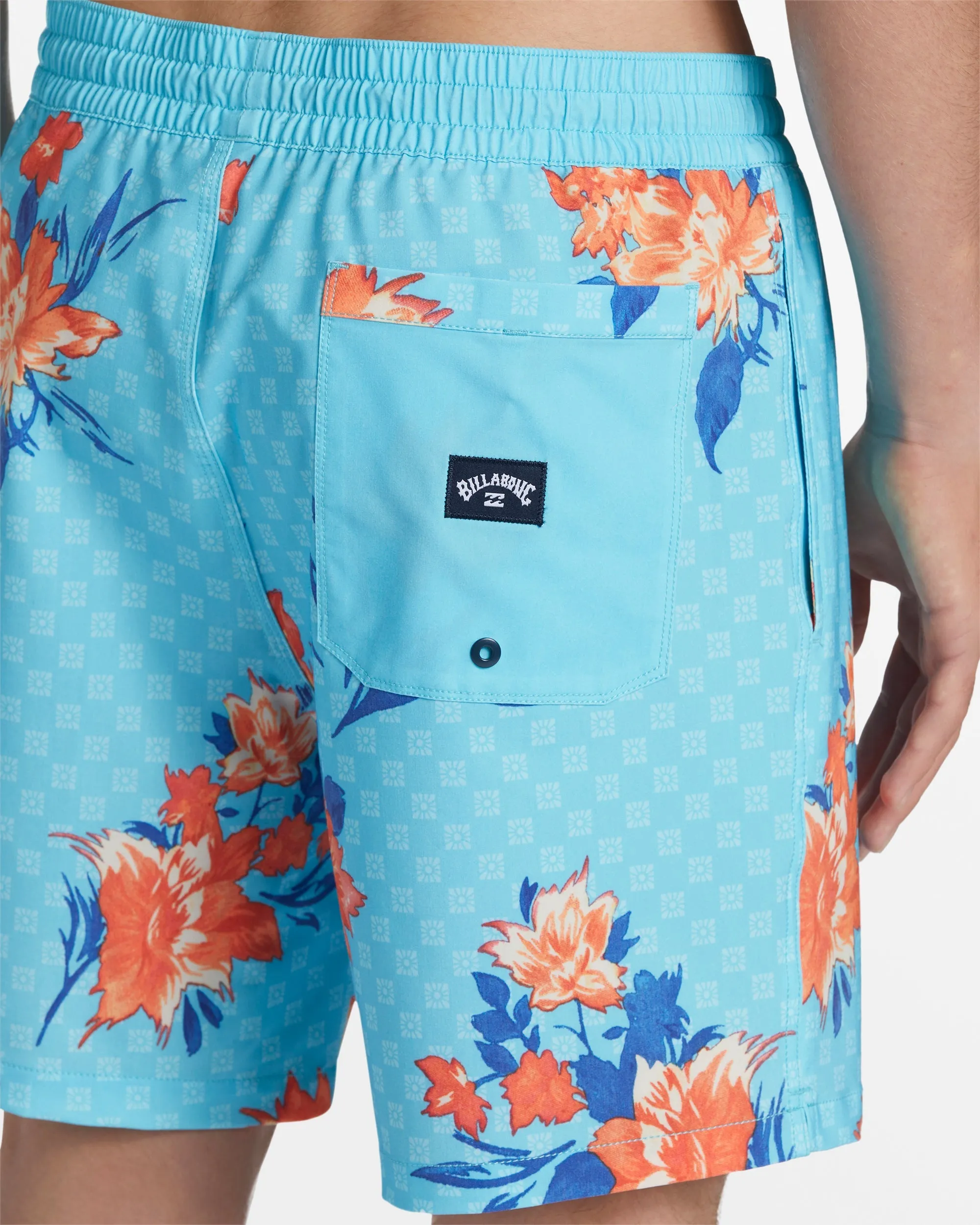 Sundays Layback 17" Elastic Waist Shorts - Bay Blue