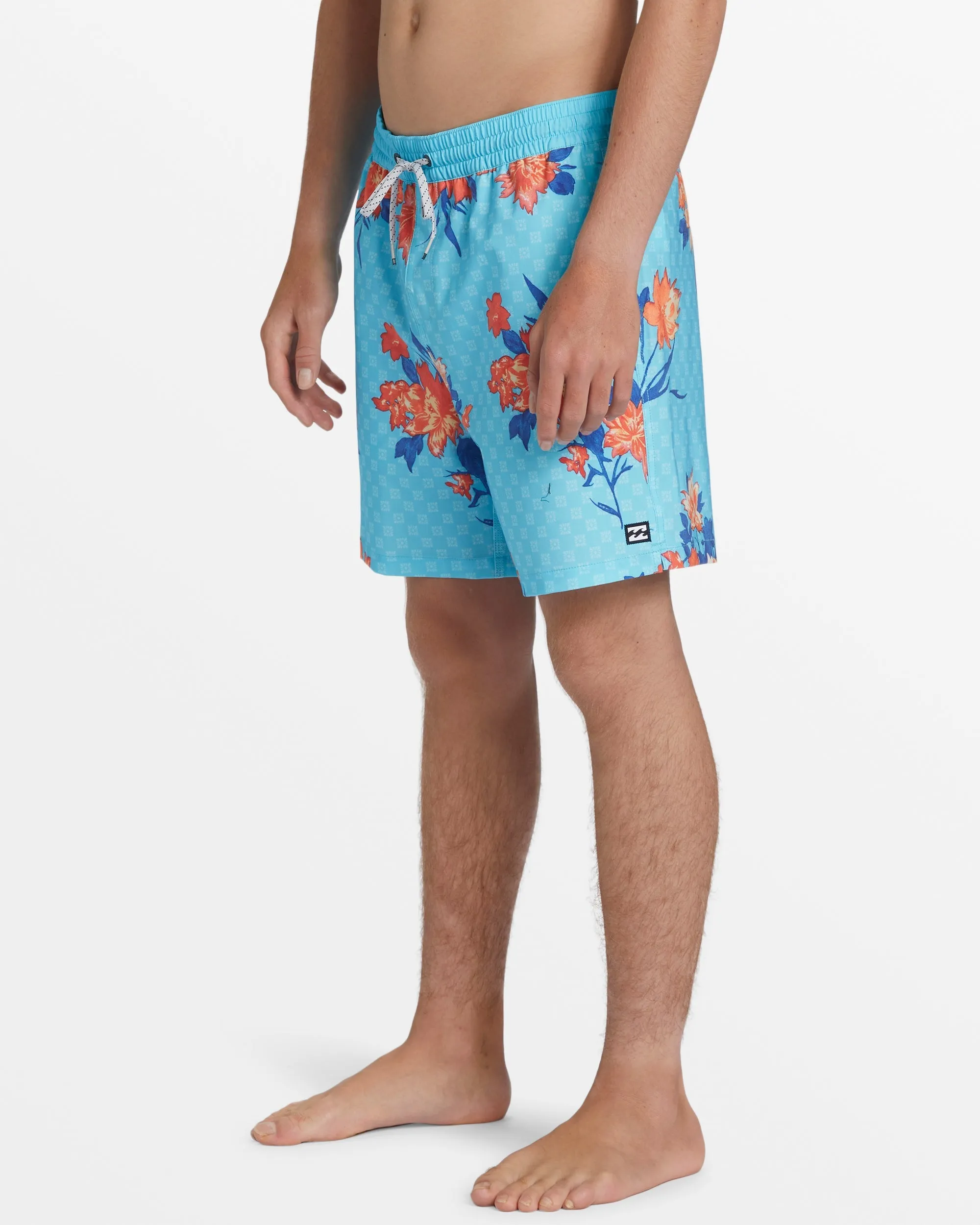 Sundays Layback 17" Elastic Waist Shorts - Bay Blue