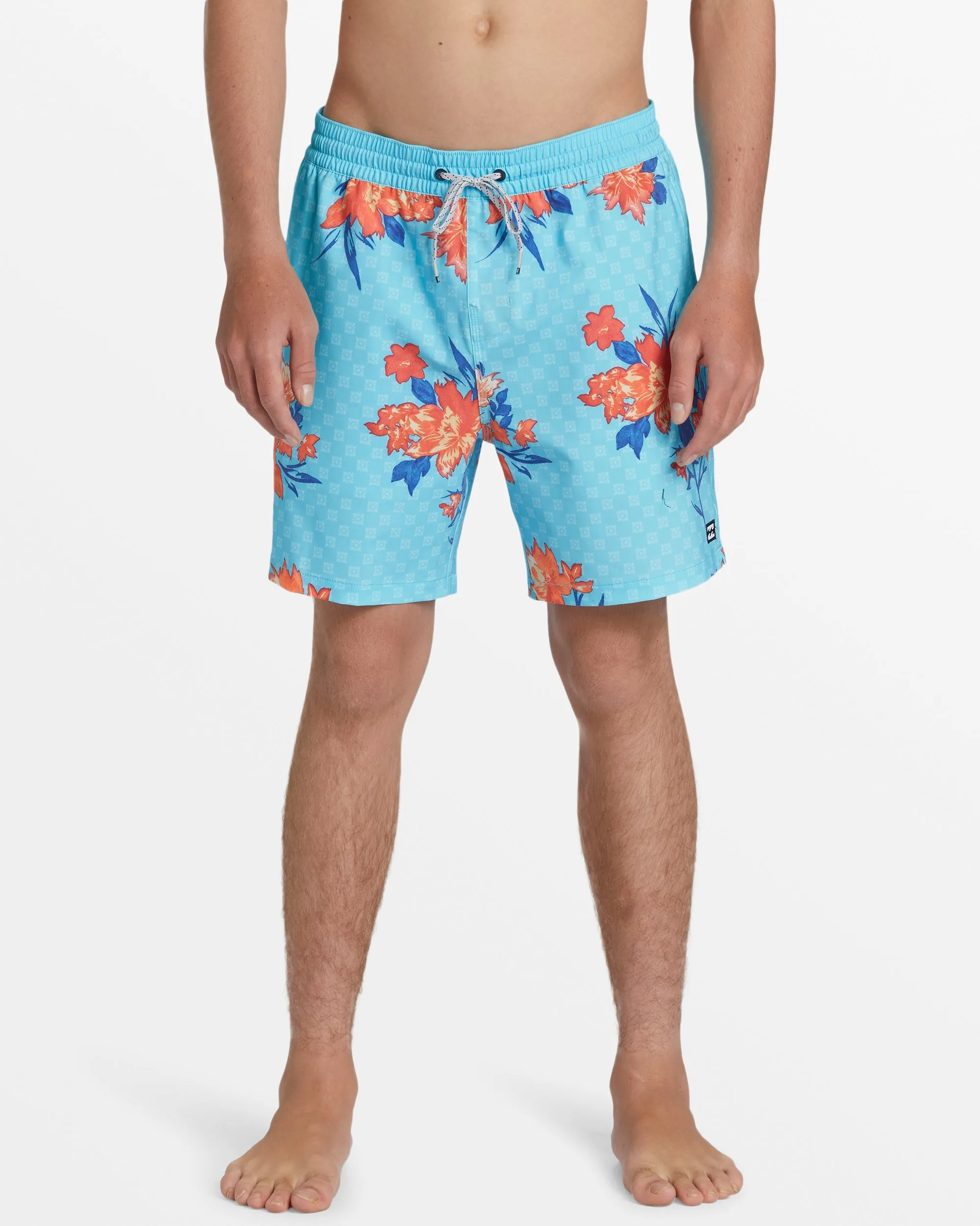 Sundays Layback 17" Elastic Waist Shorts - Bay Blue