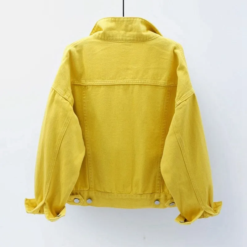 Women's Casual Short Denim Jackets