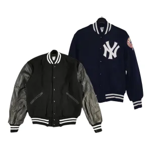 Wool Leather Baseball Jackets x 25 (Grade A)