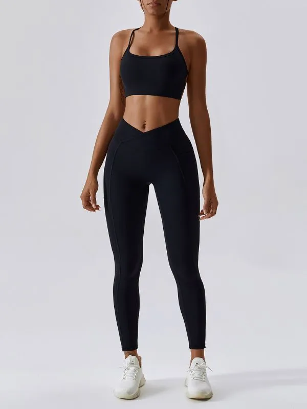 ZASUWA Female Halter Beautify Back Sports Bras