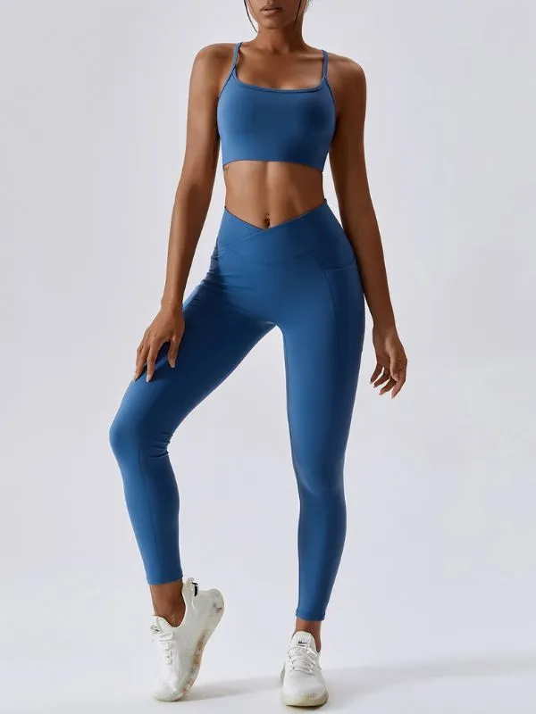 ZASUWA Female Halter Beautify Back Sports Bras