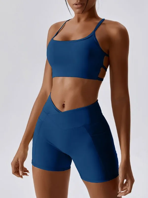 ZASUWA Female Halter Beautify Back Sports Bras