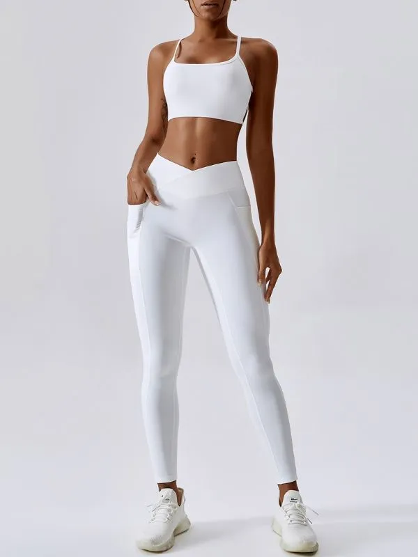 ZASUWA Female Halter Beautify Back Sports Bras