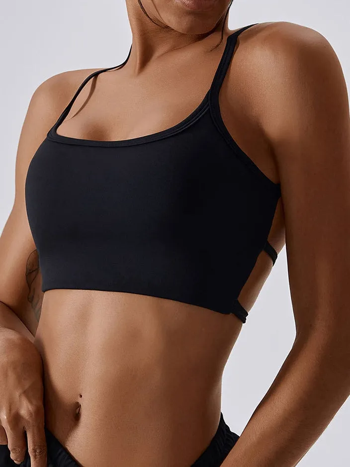 ZASUWA Female Halter Beautify Back Sports Bras