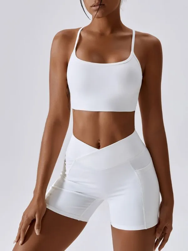 ZASUWA Female Halter Beautify Back Sports Bras