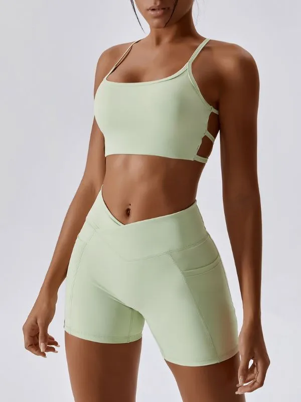 ZASUWA Female Halter Beautify Back Sports Bras